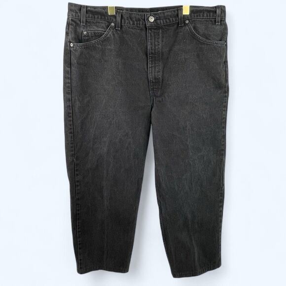 Vintage 90's Levi's 555 Orange Tab Men's Jeans Relaxed Fit Straight Leg 42x27 - Picture 1 of 8